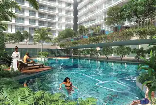 Swimming Pool With Deck